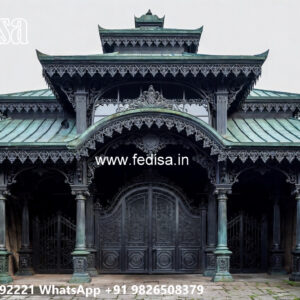 Elegant Car Parking Shed Design with Modern Features No-3173