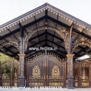 Beautiful Car Parking Shed Design with Open Structure No-3187