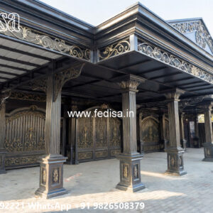 Stylish Car Parking Shed Design with Luxury Finish No-3198