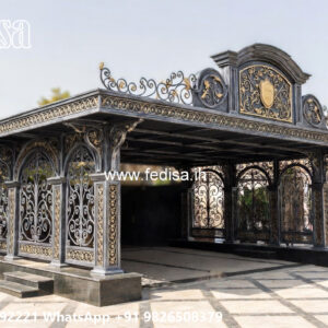 Modern Car Parking Shed Design for Stylish Urban Villas No-3271