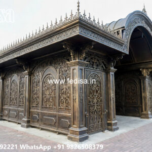 Elegant Car Parking Shed Design with Modern Construction No-3279