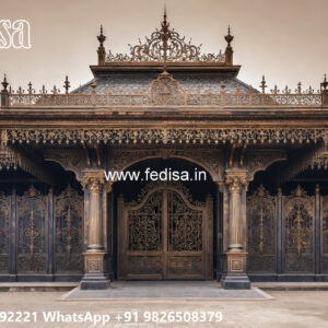 Stylish Car Parking Shed Design with Contemporary Columns No-3297