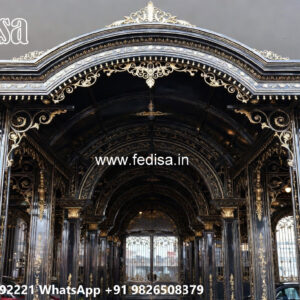 Luxury Car Parking Shed Design with Beautiful Roof Structure No-3337