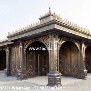 Luxury Car Parking Shed Design with Modern Structural Elegance No-3368