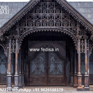 Elegant Luxury Car Parking Shed Design for Home Exterior No-3474