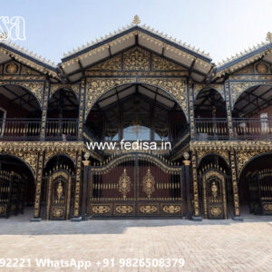 Luxury Car Parking Shed Design with Modern Roof Style No-3485
