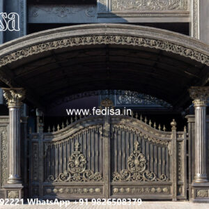Luxury Car Parking Shed Design with Decorative Framework No-3487