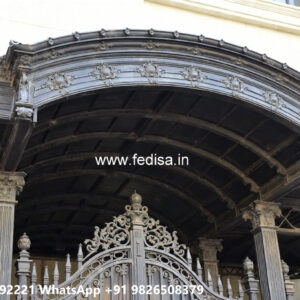 Luxury Car Parking Shed Design with Modern Decorative Framework No-3536