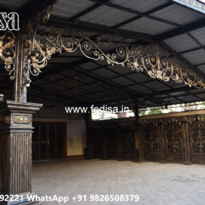 Iron Car Parking Shed Design with Modern Roofing