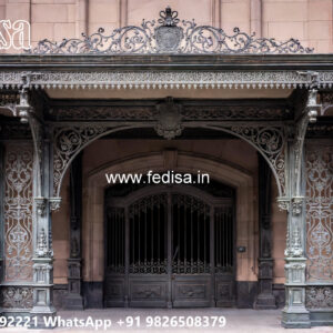 Modern Iron Car Parking Shed Design with Spacious Layout No-3658