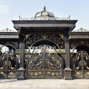 Modern Iron Car Parking Shed Design for Modern Villas No-3663