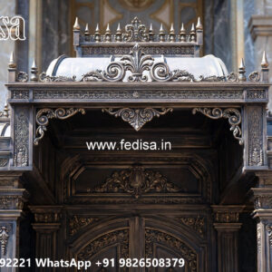 Modern Iron Car Parking Shed Design with Decorative Elements No-3667