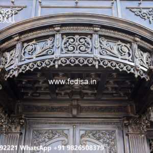 Stylish Iron Car Parking Shed Design for Contemporary Houses No-3675