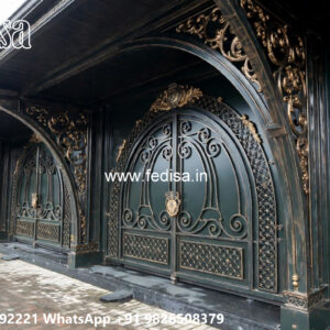 Iron Car Parking Shed Design with Elegant Structural Layout No-3689