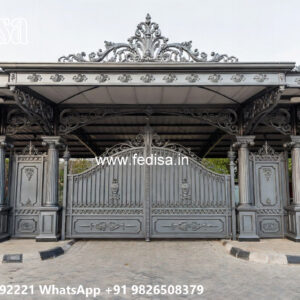 Elegant Iron Car Parking Shed Design with Stylish Finish No-3698