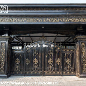 Classic Car Parking Shed Design with Wooden Roof Structure