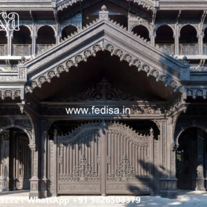 Luxury Classic Car Parking Shed Design with Stylish Columns No-3746