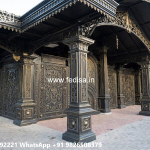 Premium Classic Car Parking Shed Design with Traditional Touch No-3756