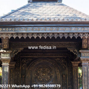 Attractive Classic Car Parking Shed Design with Wooden Finish No-3771