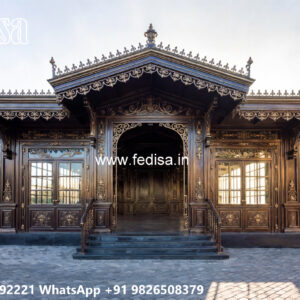 Premium Classic Car Parking Shed Design for Elegant Villas No-3791