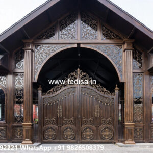 Beautiful Classic Car Parking Shed Design with Architectural Charm No-3806
