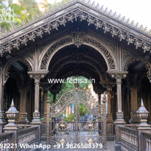 Classic Car Parking Shed Design with Stylish Covered Area No-3810