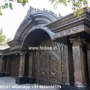 Premium Classic Car Parking Shed Design with Timeless Architecture No-3845