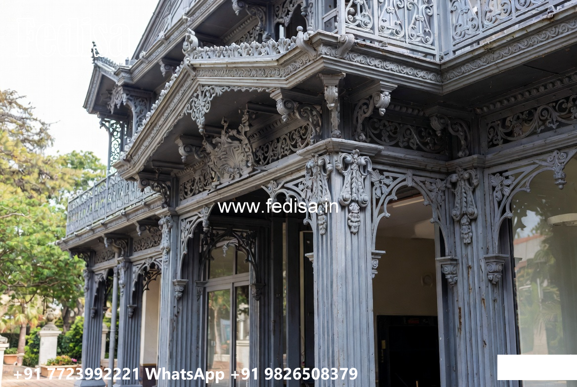 Classic Car Parking Shed Design with Decorative Support Columns No-3847