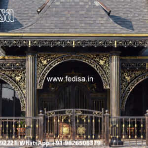 Classic Car Parking Shed Design with Luxury Architectural Features No-3867