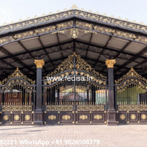 Modern Classic Car Parking Shed Design with Traditional Luxury Touch No-3876