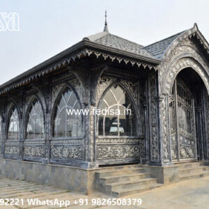 Stylish Classic Car Parking Shed Design with Elegant Outdoor Structure No-3878
