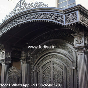 Elegant Classic Car Parking Shed Design with Decorative Roof Appeal No-3883
