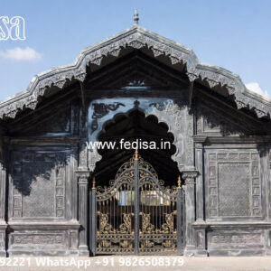 Stylish Car Parking Shed Design for Residential Villas No-3946