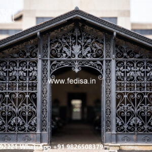 Luxury Car Parking Shed Design with Unique Roof Style No-3949
