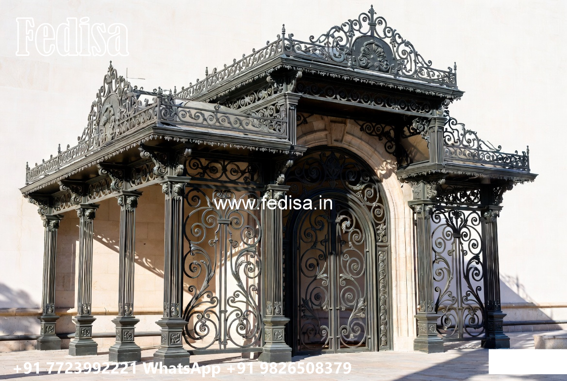 Decorative Car Parking Shed Design for Luxury Exterior No-3975