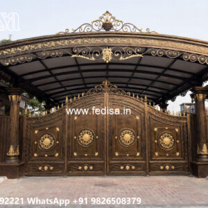 Contemporary Car Parking Shed Design for Modern Villas No-3993