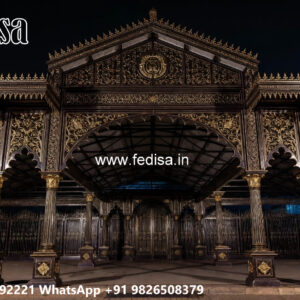 Car Parking Shed Design for Elegant Residential Exterior No-4009