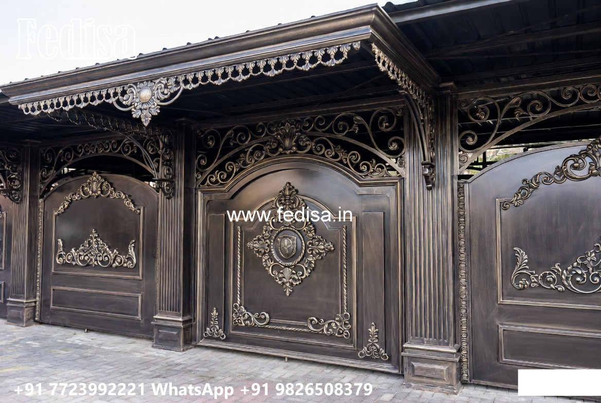 Stylish Car Parking Shed Design with Modern Roofing Panels No-4045