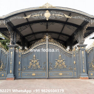 Luxury Car Parking Shed Design with Elegant Exterior Style No-4053