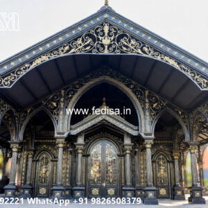 Car Parking Shed Design with Elegant Covered Parking Area No-4056
