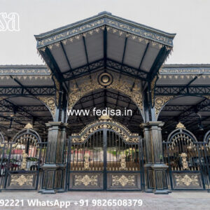 Car Parking Shed Design with Stylish Minimalist Roofing No-4065