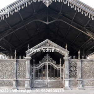 Beautiful Car Parking Shed Design with Elegant Layout No-4085