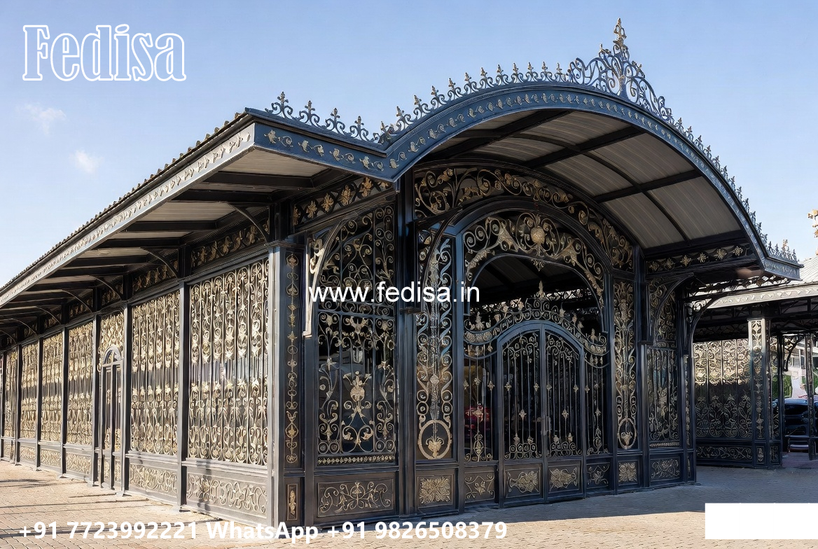 Car Parking Shed Design for Modern Architectural Homes No-4087