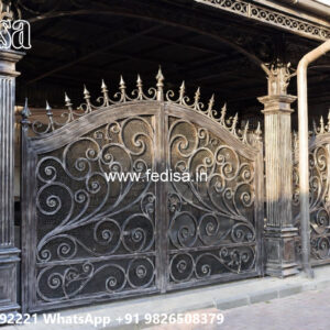 Modern Car Parking Shed Design for Contemporary Villas No-4114