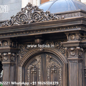 Elegant Car Parking Shed Design with Modern Architectural Roofing No-4174