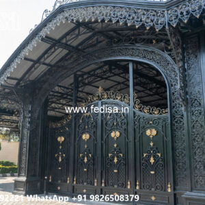 Elegant Car Parking Shed Design with Contemporary Exterior Finish No-4186