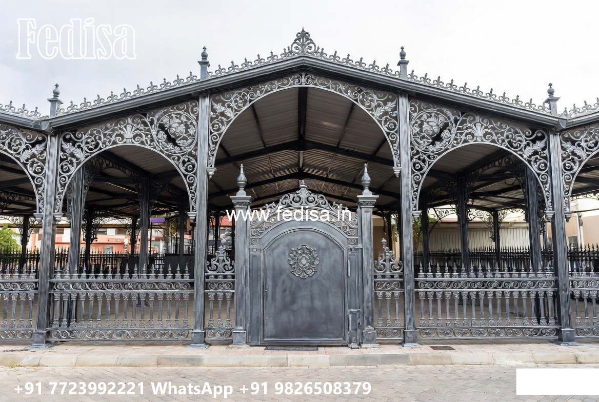 Stylish Car Parking Shed Design with Beautiful Covered Space No-4191