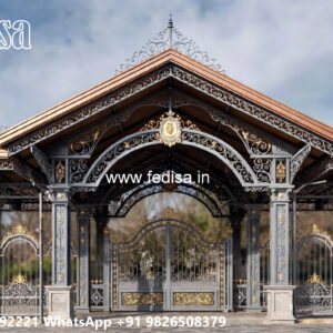 Modern Car Parking Shed Design Ideas for Luxury Home Exterior No-4200