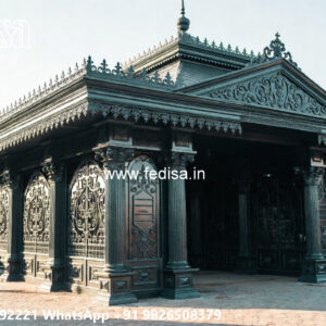 Luxury Car Parking Shed Design with Decorative Elements