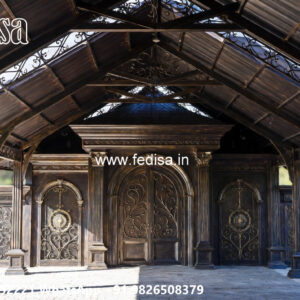 Luxury Car Parking Shed Design with Architectural Beauty No-4250